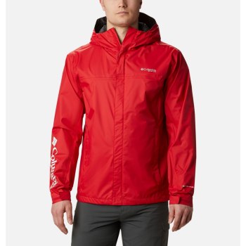 Columbia PFG Storm, Chamarras Rojos Grises Oscuro Para Hombre | 562094-JPM